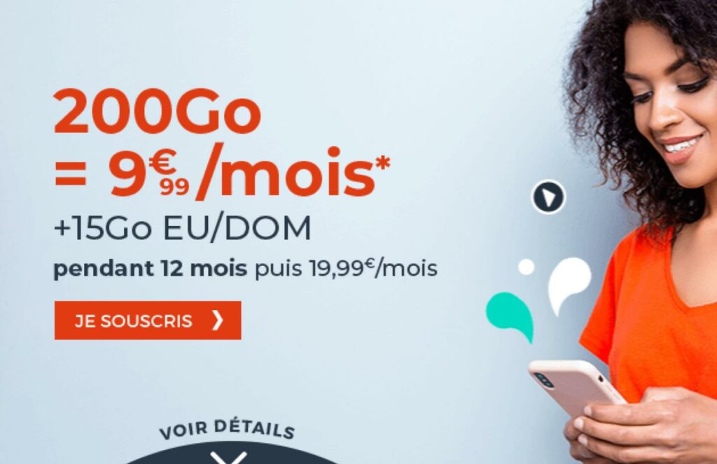 Cdiscount mobile 200 Go soldes Cdiscount mobile 200 Go soldes