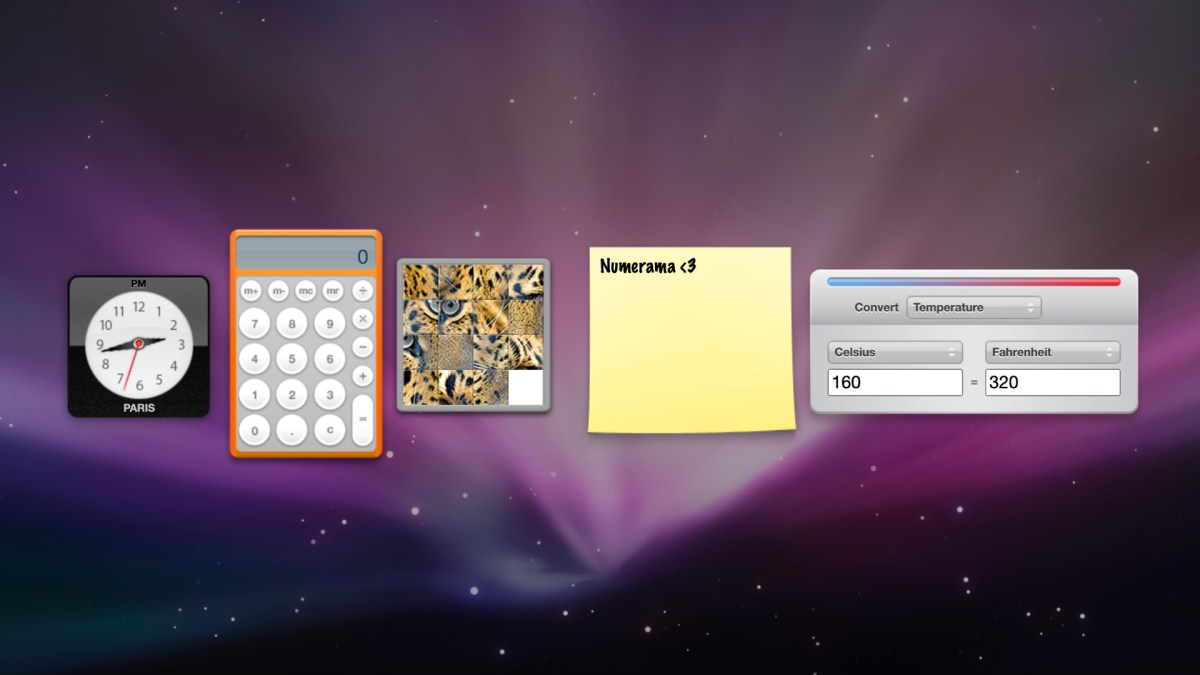 Retrouvez les widget de macOS que vous aimez // Source : Zane Kleinberg