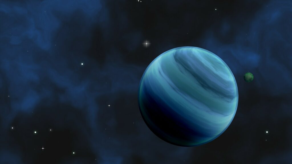 Une exoplanète est une planète située dans un autre système solaire que la Terre. C'est le cas de WASP-127b. // Source : Pixabay