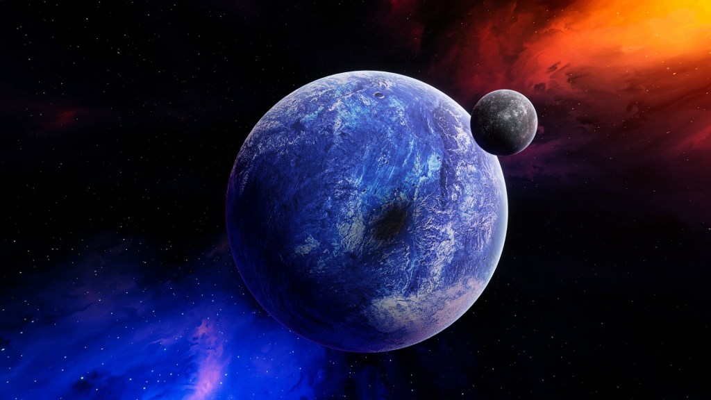 Une exoplanète. // Source : Pixabay
