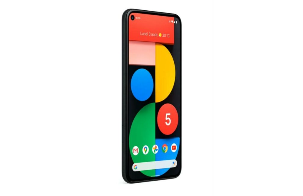 Google Pixel 5 de biais