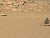 Ingenuity sur Mars, le 15 juin 2021. // Source : NASA/JPL-Caltech/ASU (photo recadrée)