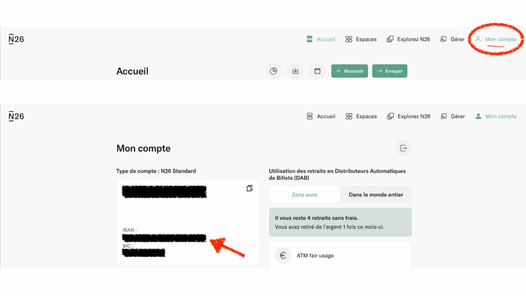 N26, Revolut, Monese où trouver l