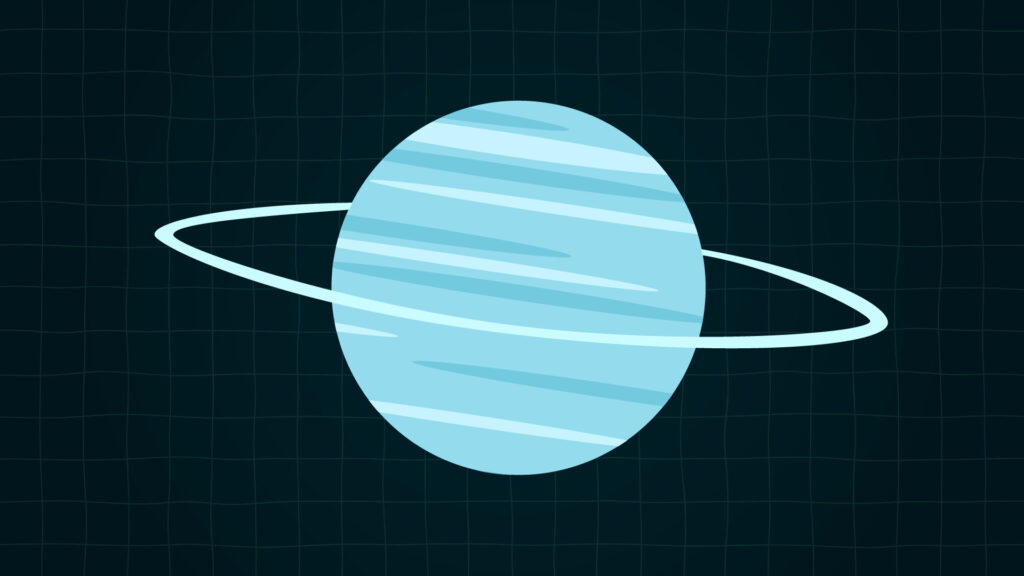 Et oui : Uranus a des anneaux ! // Source : Nino Barbey pour Numerama
