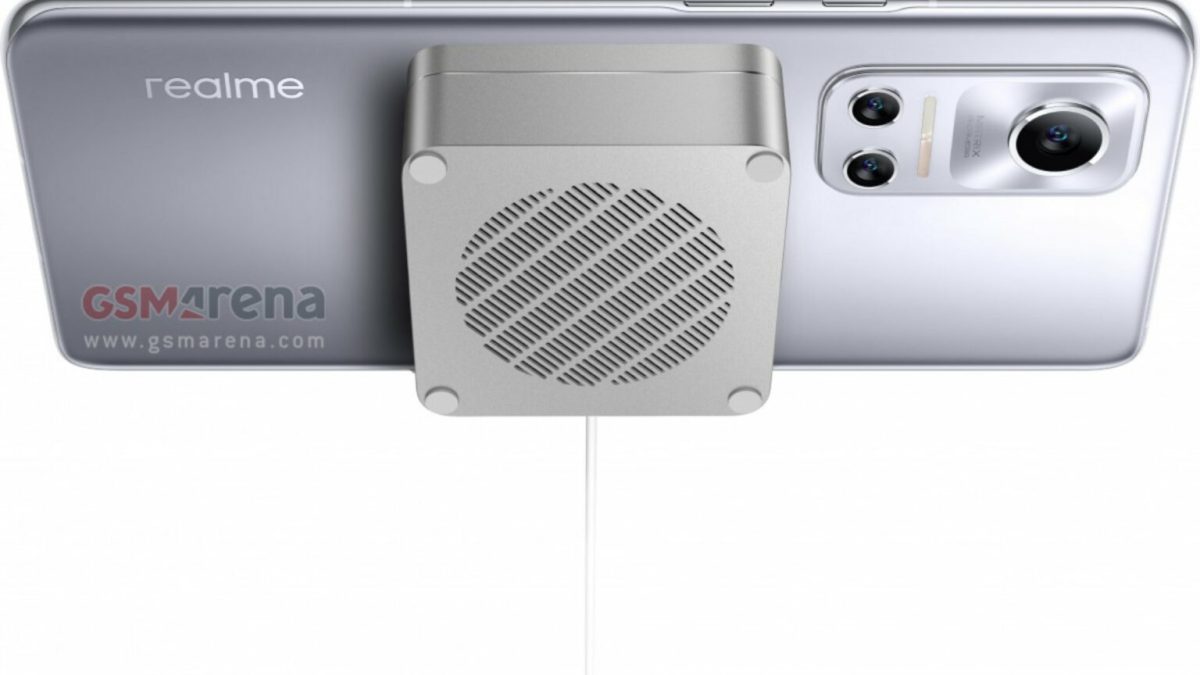 Le chargeur sans-fil MagDart de Realme // Source : GSM Arena