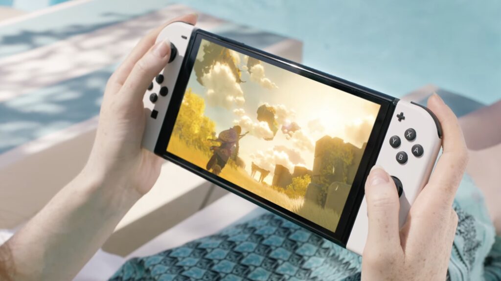 La nouvelle Nintendo Switch OLED // Source : YouTube/Nintendo
