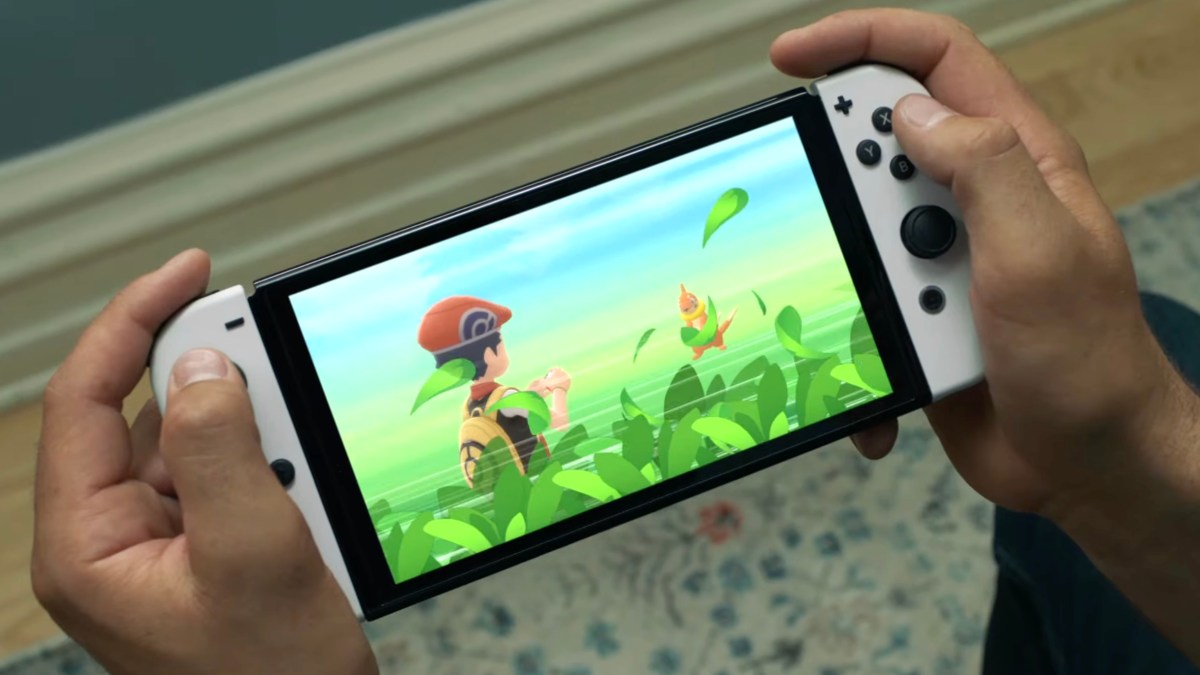 Pokémon sur Switch OLED // Source : YT/Nintendo