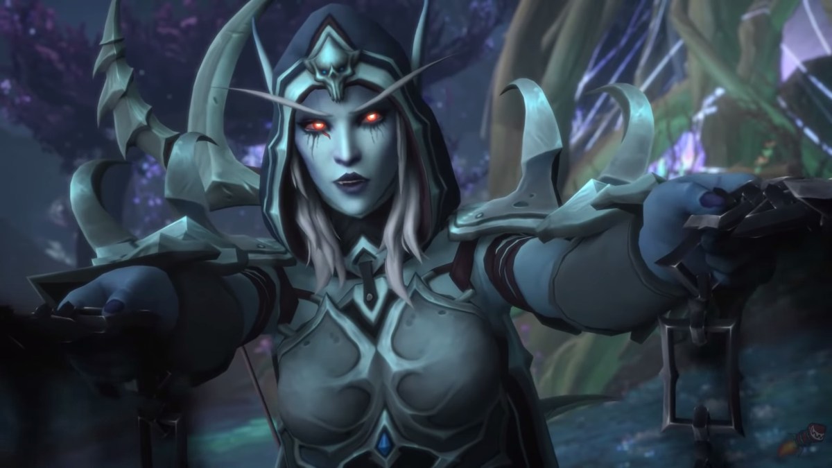 Sylvanas vs Tyrande, à Shadowlands // Source : World of Warcraft