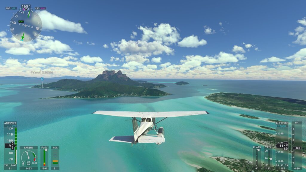 Microsoft Flight Simulator sur Xbox Series X // Source : Capture Xbox Microsoft Flight Simulator sur Xbox Series X // Source : Capture Xbox