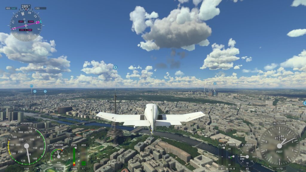 Microsoft Flight Simulator sur Xbox Series X // Source : Capture Xbox