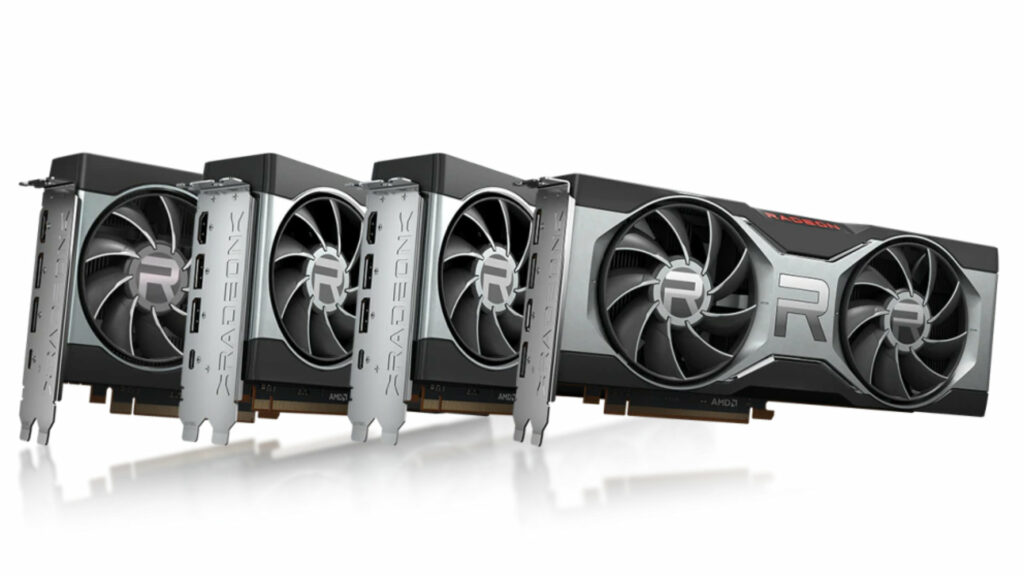 La série des RX 6000 de AMD // Source : AMD