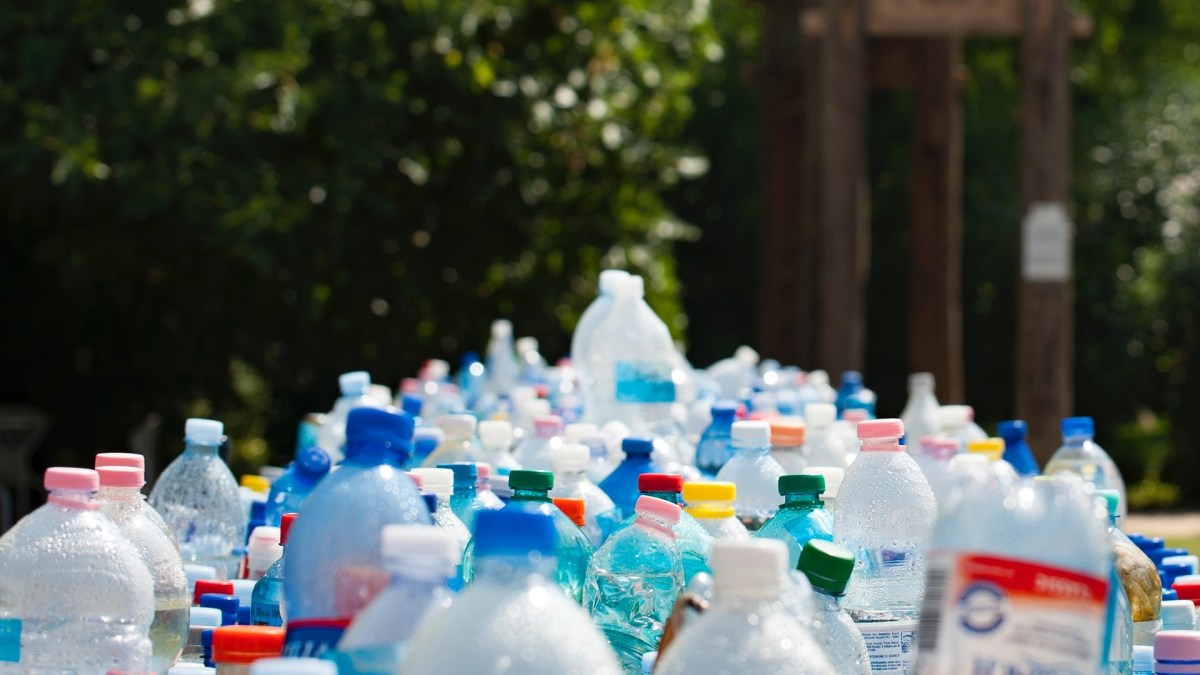 Bouteilles d'eau en plastique. // Source : Pexels