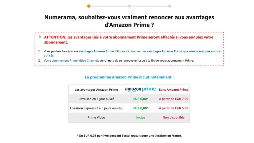 Comment s'abonner à Amazon pour regarder le foot // Source : Capture d'écran