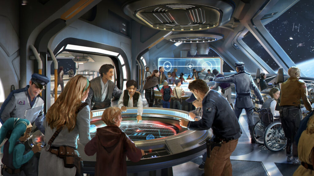 Attraction Star Wars: Galactic Starcruiser à Disney World // Source : Disney