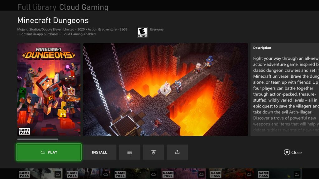 Le cloud gaming sur les consoles Xbox // Source : Microsoft Le cloud gaming sur les consoles Xbox // Source : Microsoft