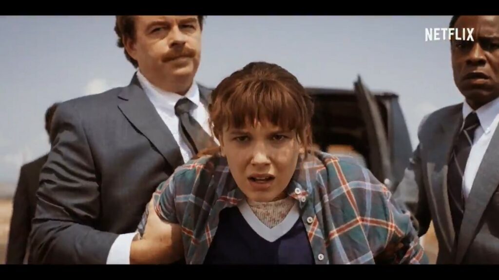 Millie Bobby Brown dans le rôle d'Eleven. // Source : Netflix