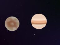 Europe et Jupiter. // Source : Nino Barbey pour Numerama