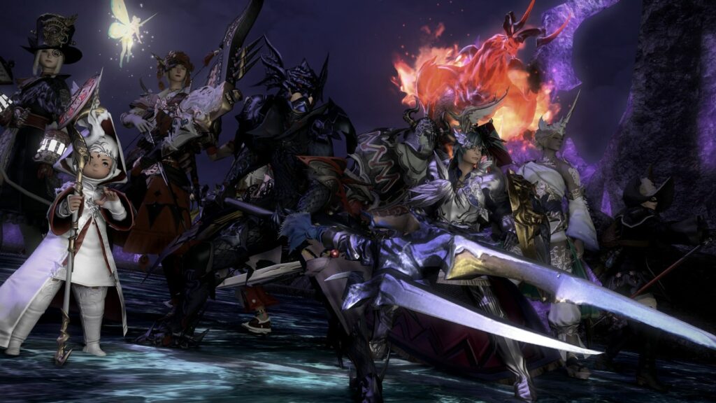 Vues des différentes classes de Final Fantasy XIV