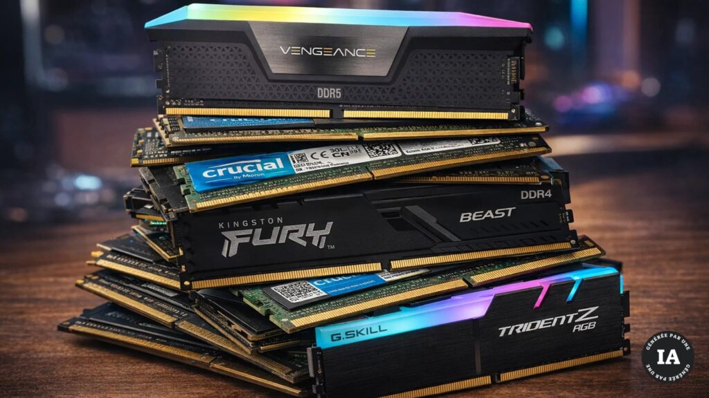 Pile de RAM DDR4/DDR5 // Source : Sora