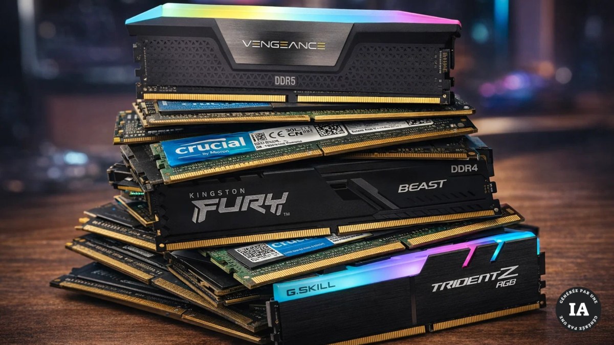 Pile de RAM DDR4/DDR5 // Source : Sora