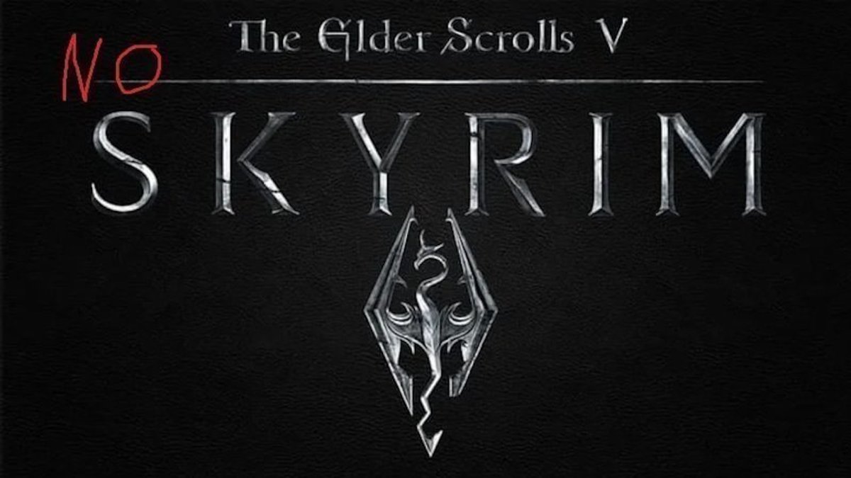 Mod NoSkyrim pour Skyrim // Source : Change.org