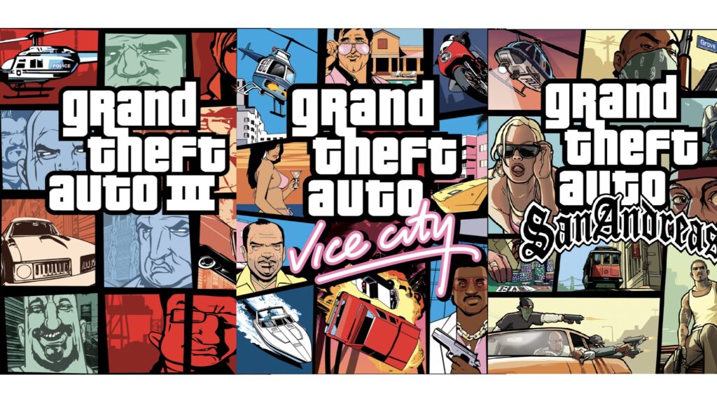 Trilogie GTA sur PS2 // Source : Montage Numerama