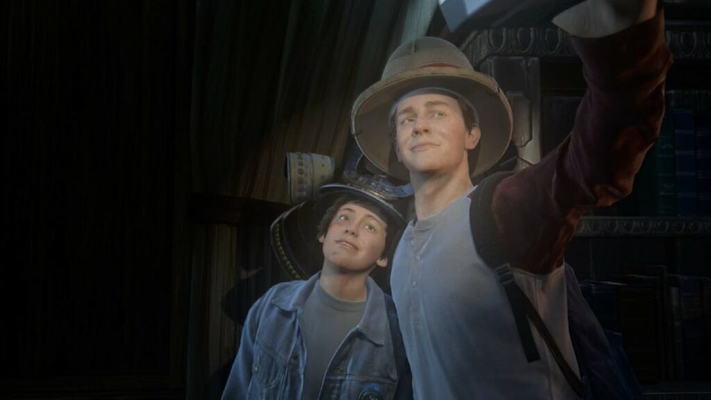 Nate et Sam, enfants, dans Uncharted. // Source : Naughty Dog