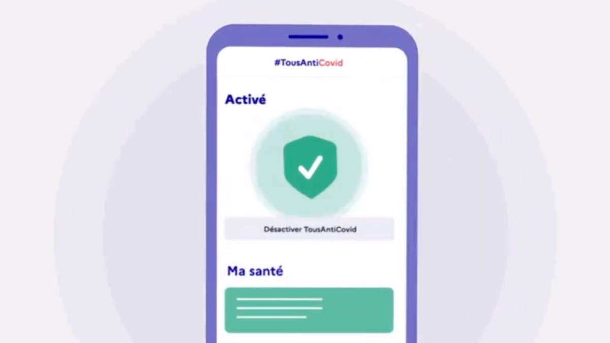 L'app TousAntiCovid ne doit pas son succès à l'app de traçage des contacts. // Source : TousAntiCovid