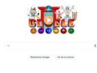 Le Doodle de Google sur l'Ile des Champions // Source : Google