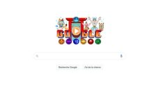 Le Doodle de Google sur l'Ile des Champions // Source : Google