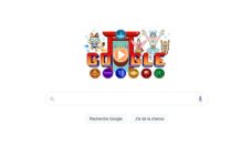 Le Doodle de Google sur l'Ile des Champions // Source : Google