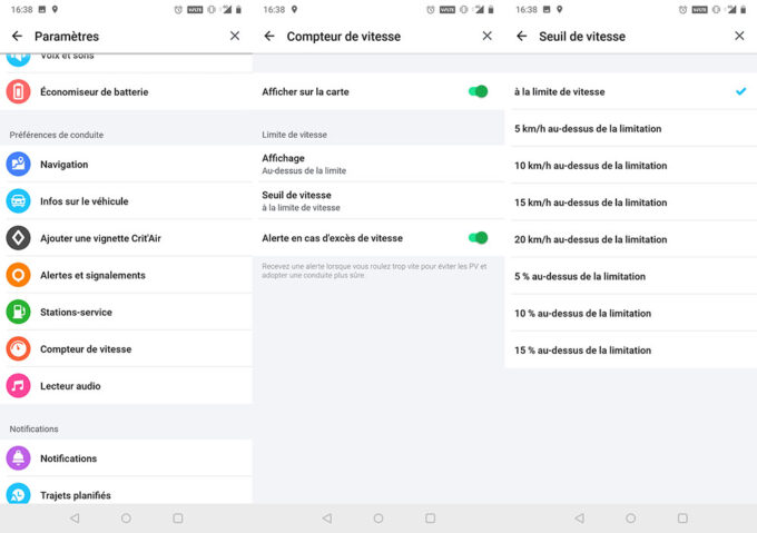 Waze vitesse Waze vitesse
