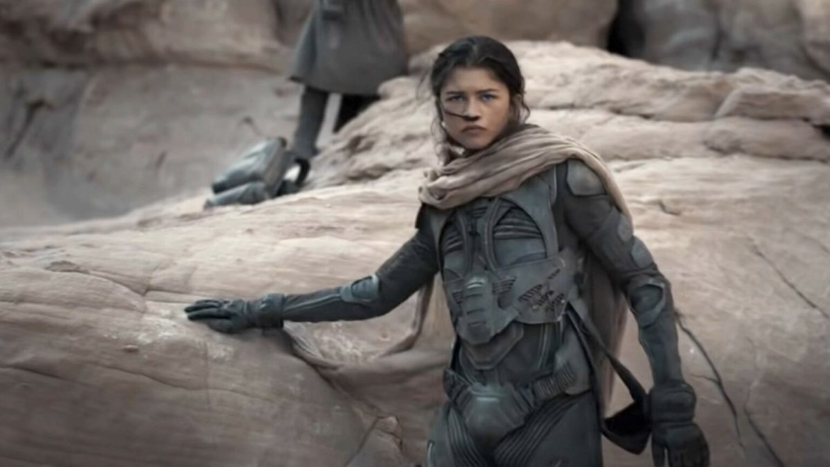 Chani, interprétée par Zendaya dans le Dune de Villeneuve. // Source : Warner