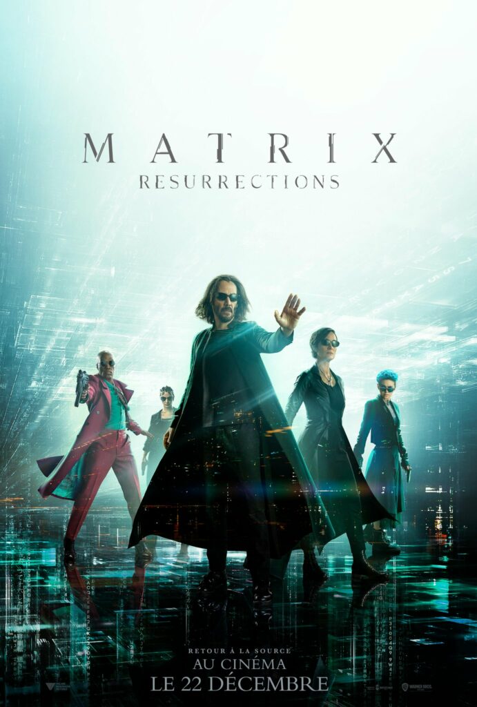 L'affiche de Matrix 4 // Source : Twitter/warnerbrosfr