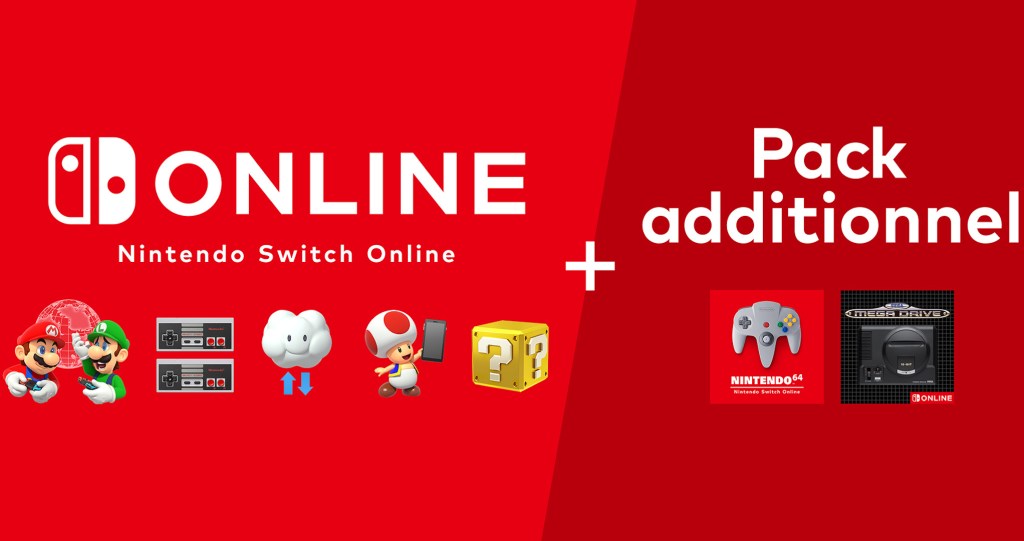 Nintendo Switch Online + Pack additionnel // Source : Nintendo