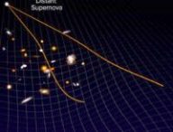 La lumière de la supernova capturée par Hubble, traversant l'amas de galaxies. // Source : ANIMATION: NASA, ESTEC, STScI, Greg T. Bacon (STScI) 