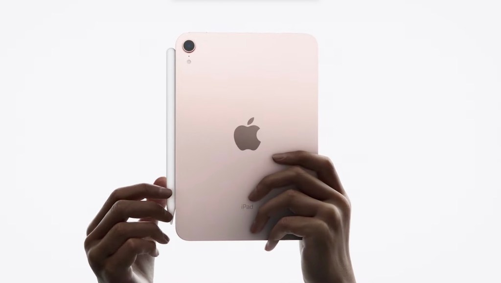 L'iPad Mini 6 // Source : YouTube/Apple