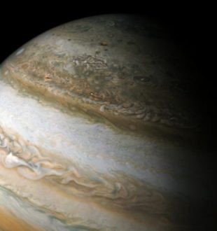 Hémisphère sud de Jupiter. // Source : Flickr/CC/NASA/JPL-Caltech/SwRI/MSSS/Kevin M. Gill