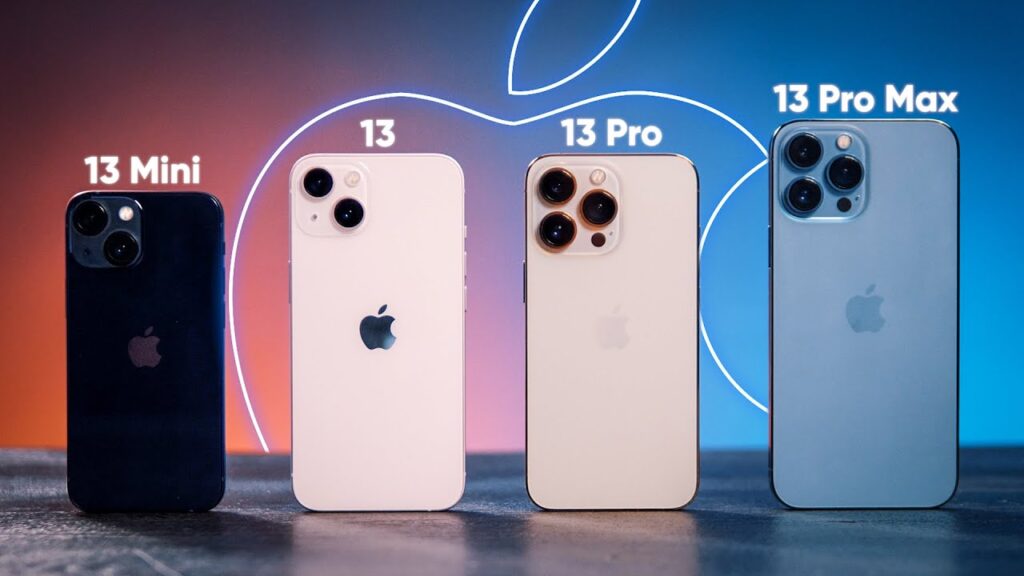 La gamme complète des iPhone 13