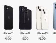 Tous les iPhone vendus fin 2021 // Source : YouTube/Apple