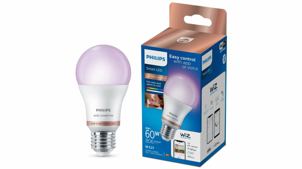 Une ampoule Smart Led de Philips // Source : The Verge - Signify