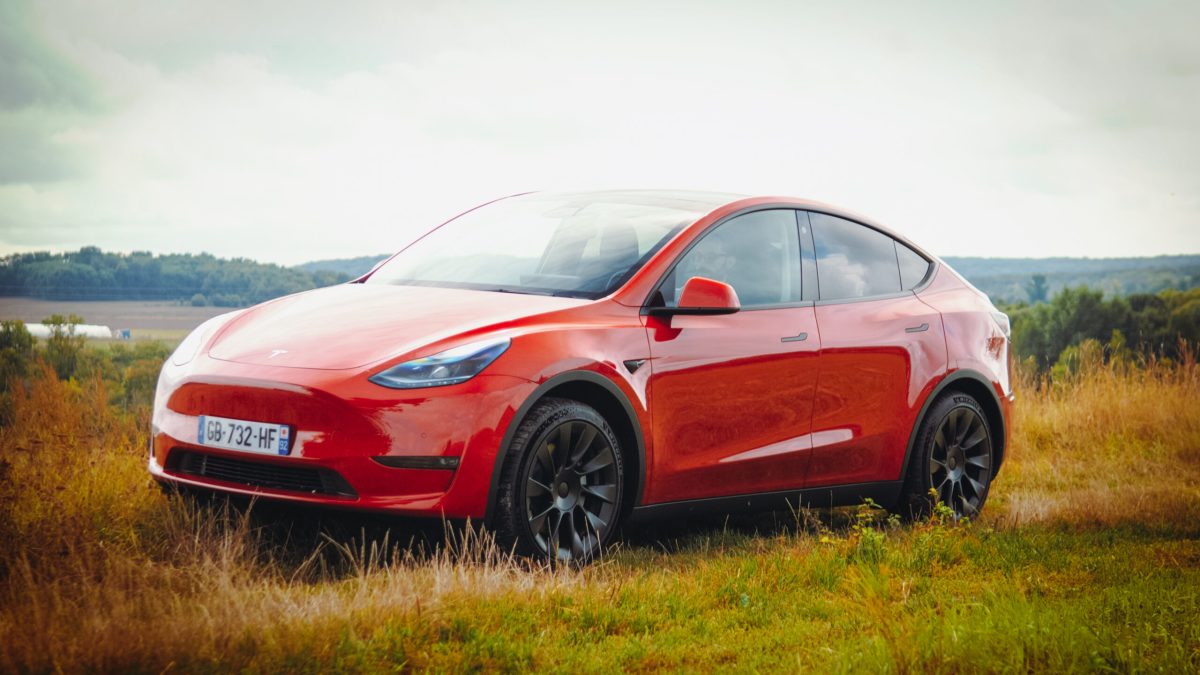 Tesla Model Y // Source : Louise Audry pour Numerama