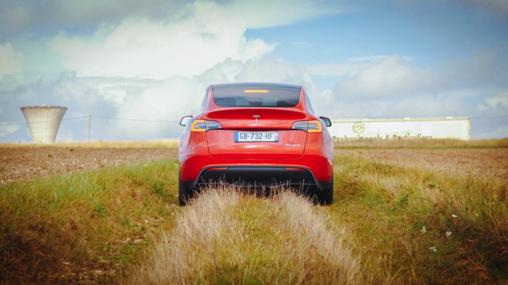 Tesla Model Y // Source : Louise Audry pour Numerama