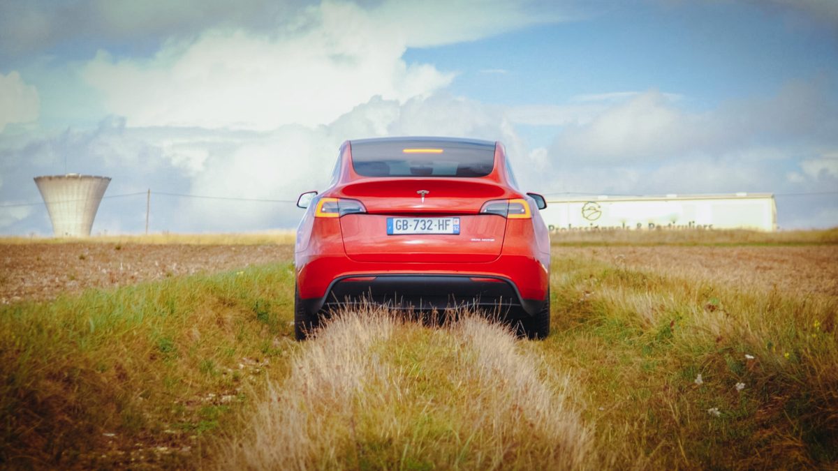 Tesla Model Y // Source : Louise Audry pour Numerama