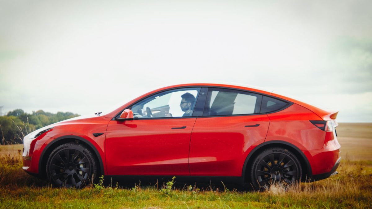 Tesla Model Y // Source : Louise Audry pour Numerama