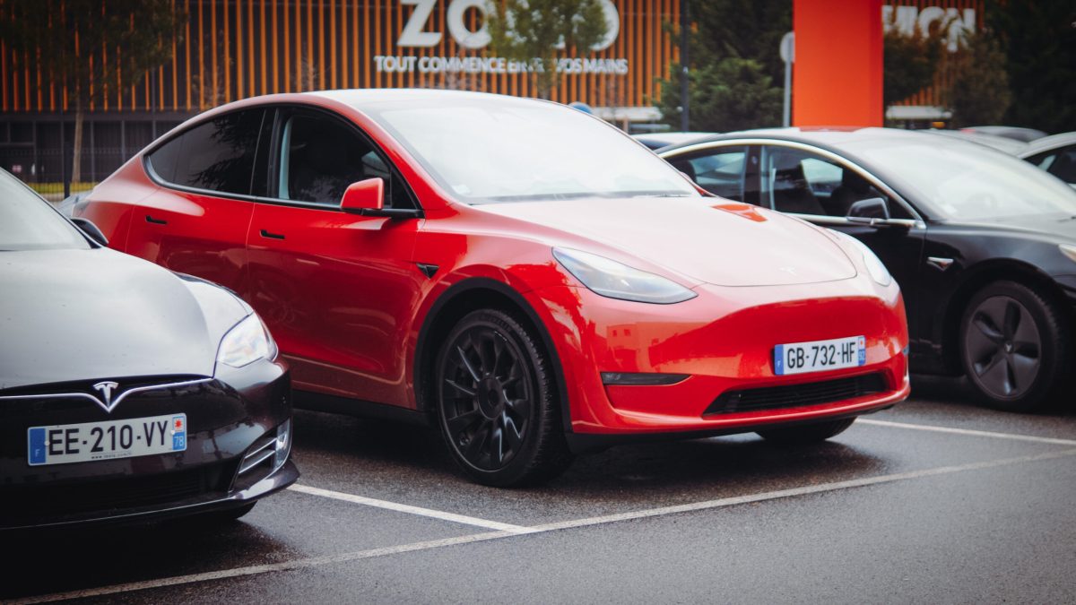 Tesla Model Y // Source : Louise Audry pour Numerama