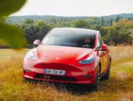 Tesla Model Y // Source : Louise Audry pour Numerama