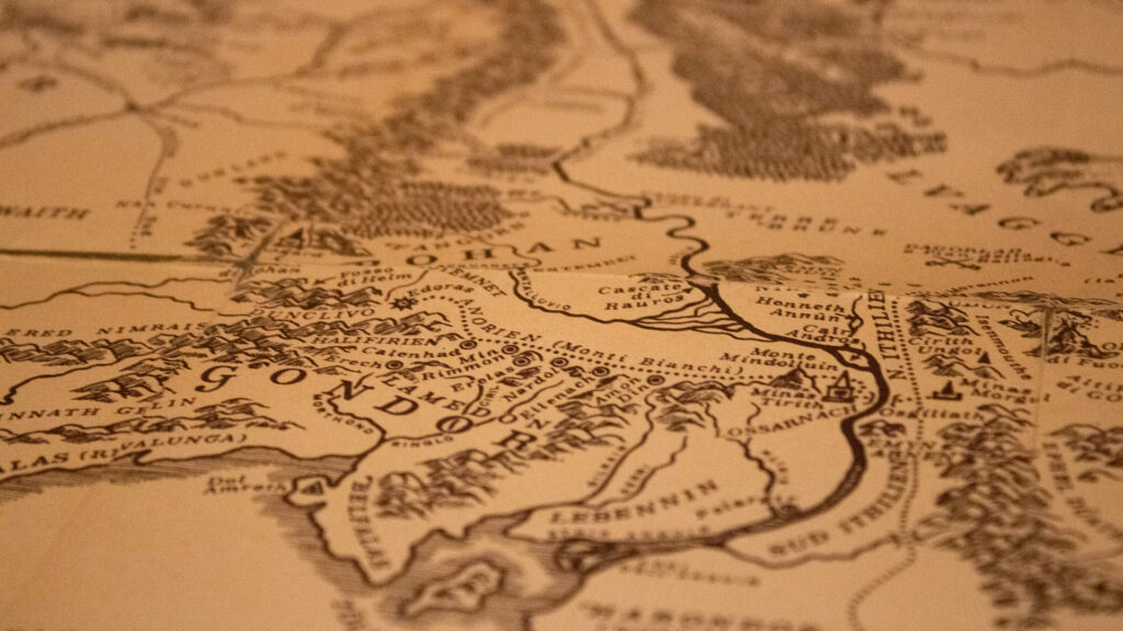 Map of Middle Earth. // Source: Pixabay (cropped image)