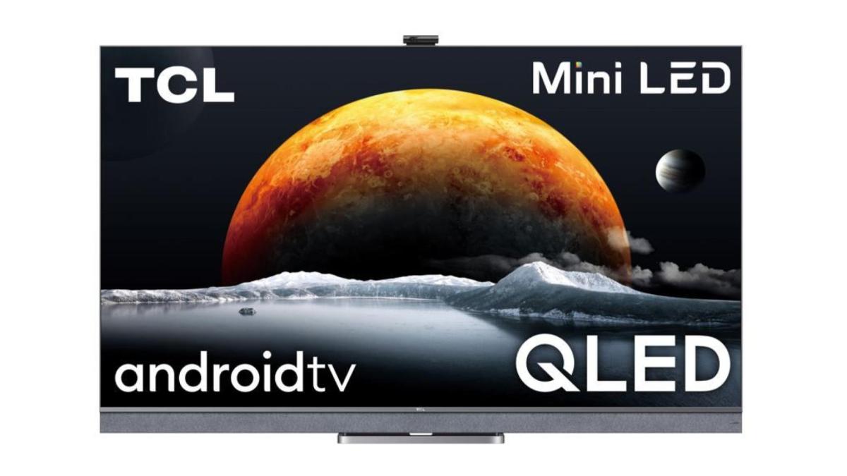 La TV QLED et Mini LED TCL C825 de 55 pouces.  // Source : TCL