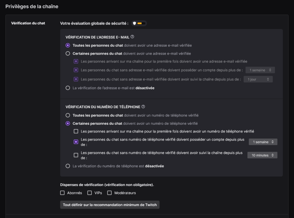 Twitch modéraiton Twitch modéraiton